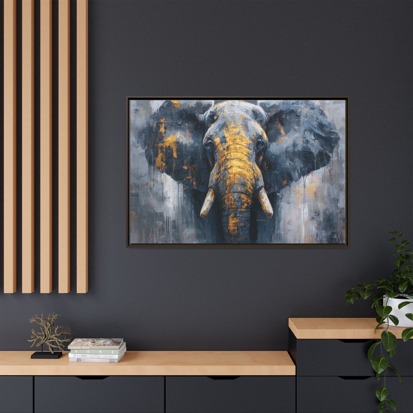 Majestic Elephant Wall Art - Abstract Animal Decor