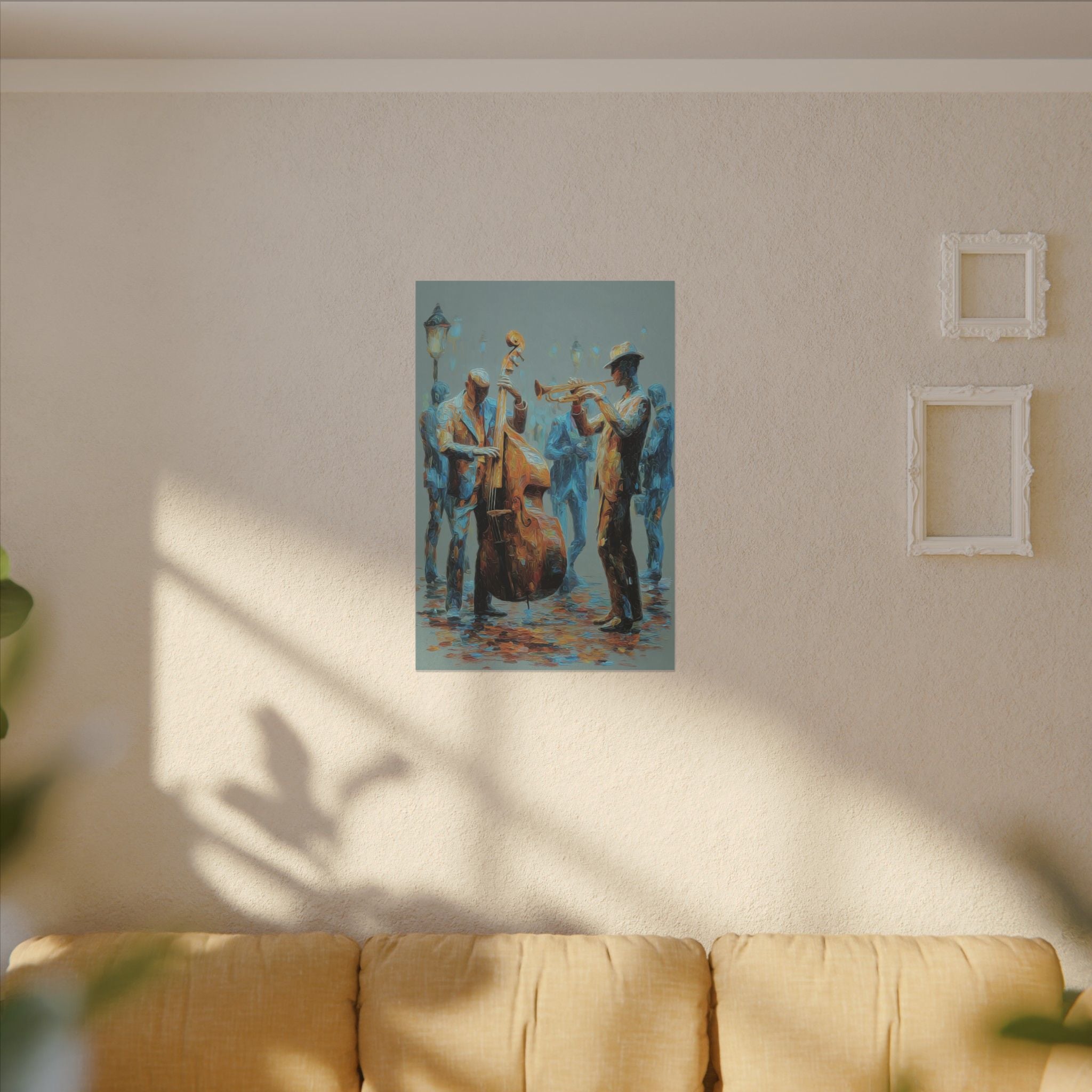 Colorful Jazz Musicians Art for Music Enthusiasts