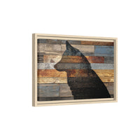 Rustic Wolf Silhouette Wall Art | Nature Inspired Decor