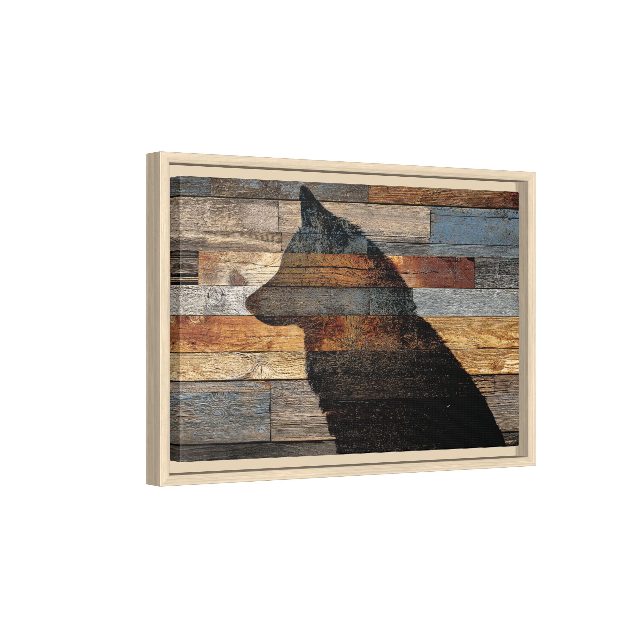 Rustic Wolf Silhouette Wall Art | Nature Inspired Decor