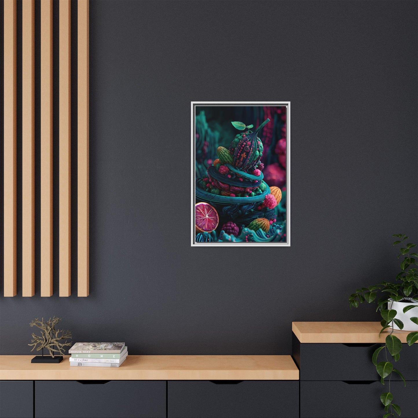 Surreal Fruit Fantasy Art - Vibrant Digital Design
