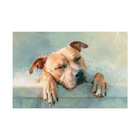 Calming Canine Portrait - Serene Dog Art Print