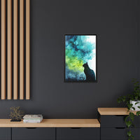 Dreamy Cat Watercolor Art Print - Serene Home Decor