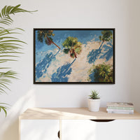Tropical Palm Trees Artwork | Vibrant Coastal Landscape