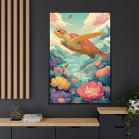 Vibrant Turtle Art | Whimsical Nature Illustration