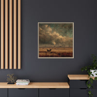 Cattle in Industrial Landscape | Vintage Style Art Print