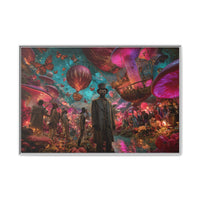 Whimsical Hot Air Balloon Fantasy Artwork | Surreal Landscape