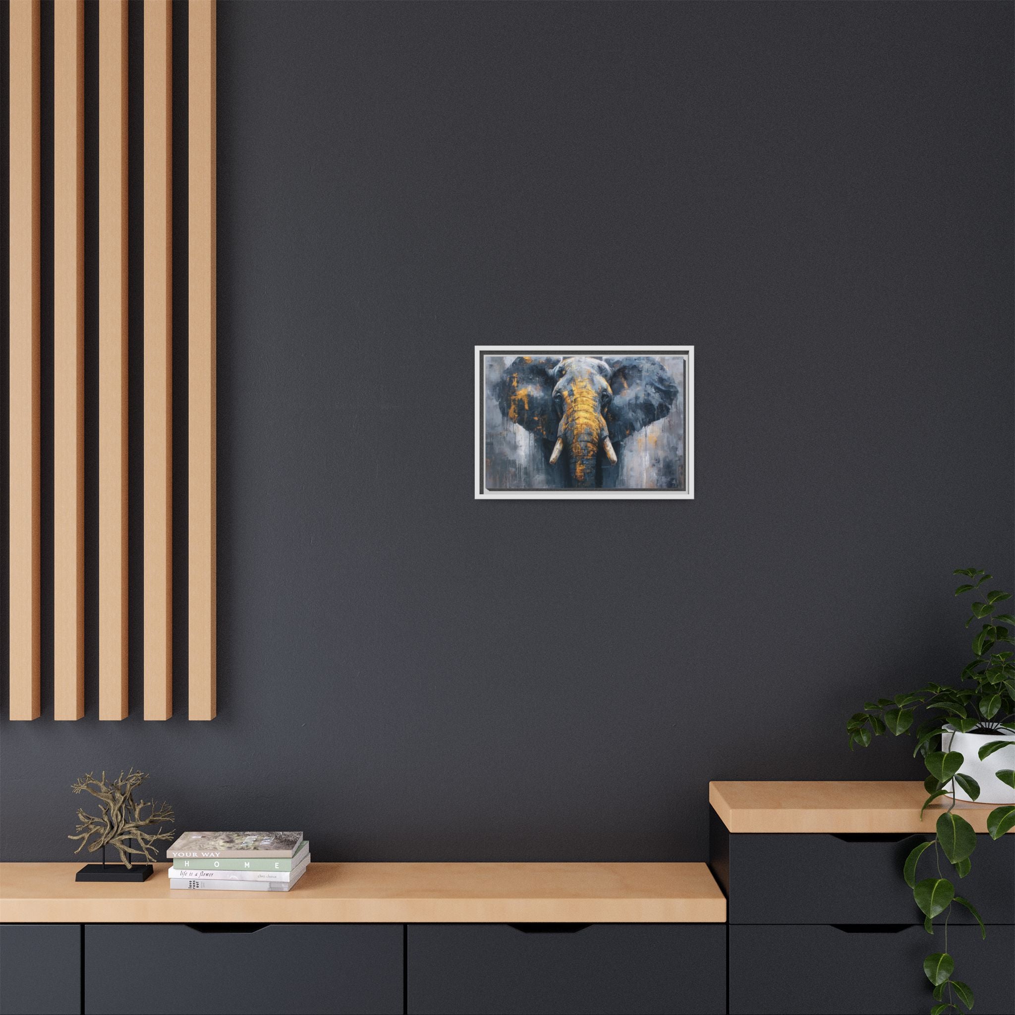 Majestic Elephant Wall Art - Abstract Animal Decor