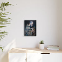 Saint Francis and Rabbit Artwork - Nature Inspired Wall Art