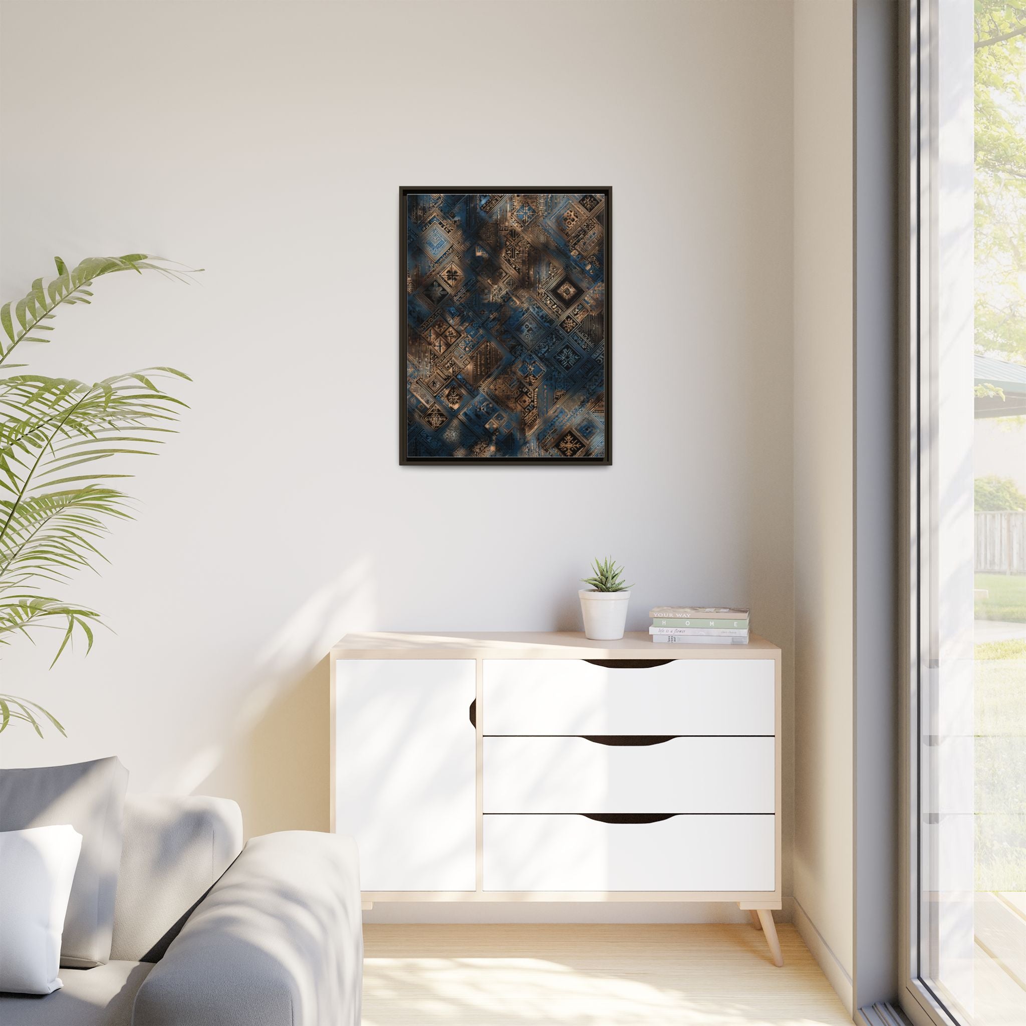 Intricate Geometric Wall Art - Abstract Pattern