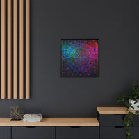 Aztec Mandala Wall Art - Colorful Cultural Decor