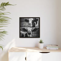 Whimsical Cow Photography | Black and White Animal Art