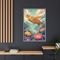 Vibrant Turtle Art | Whimsical Nature Illustration