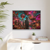 Whimsical Hot Air Balloon Fantasy Artwork | Surreal Landscape