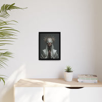 Ethereal Blindfolded Saint Art | Spiritual Home Decor