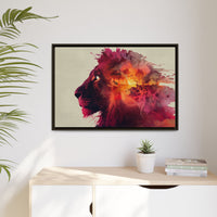 Majestic Lion Watercolor Art | Vibrant Animal Portrait