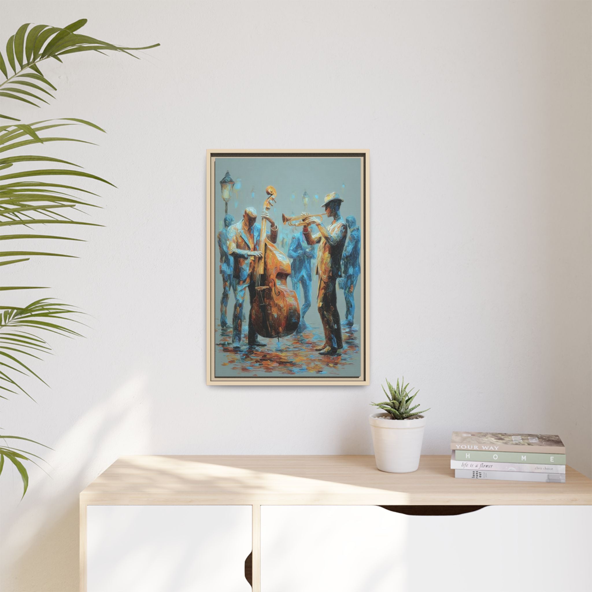 Colorful Jazz Musicians Art for Music Enthusiasts