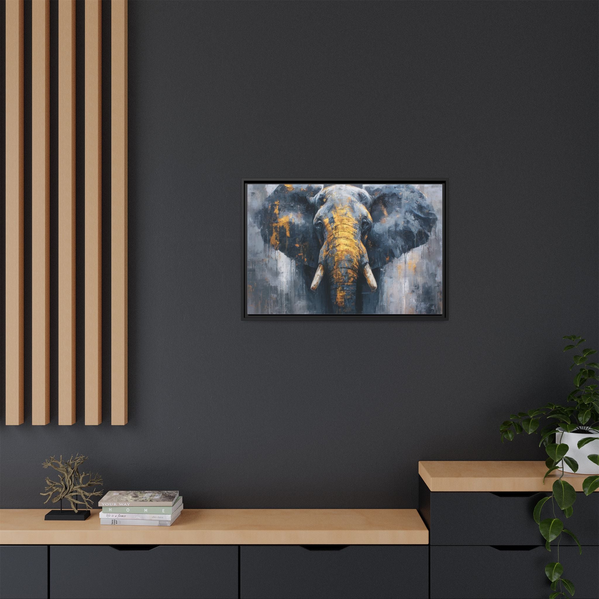 Majestic Elephant Wall Art - Abstract Animal Decor