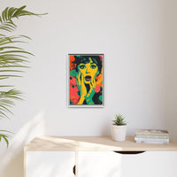 Surreal Pop Art Woman – Vibrant Modern Wall Art