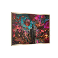 Whimsical Hot Air Balloon Fantasy Artwork | Surreal Landscape