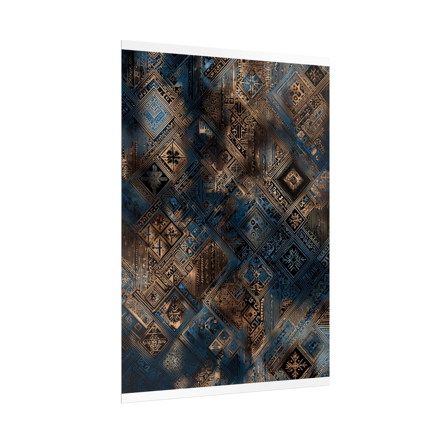 Intricate Geometric Wall Art - Abstract Pattern