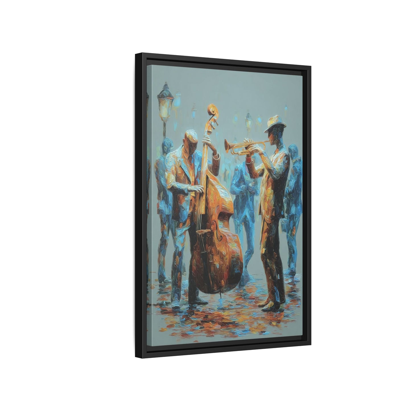 Colorful Jazz Musicians Art for Music Enthusiasts