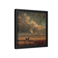 Cattle in Industrial Landscape | Vintage Style Art Print