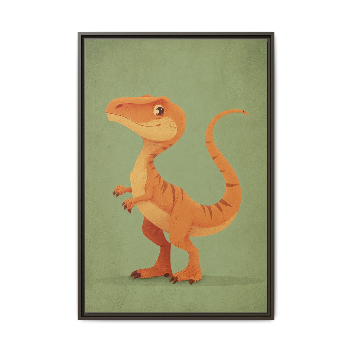 Whimsical Dinosaur Illustration Art for Kids' Rooms