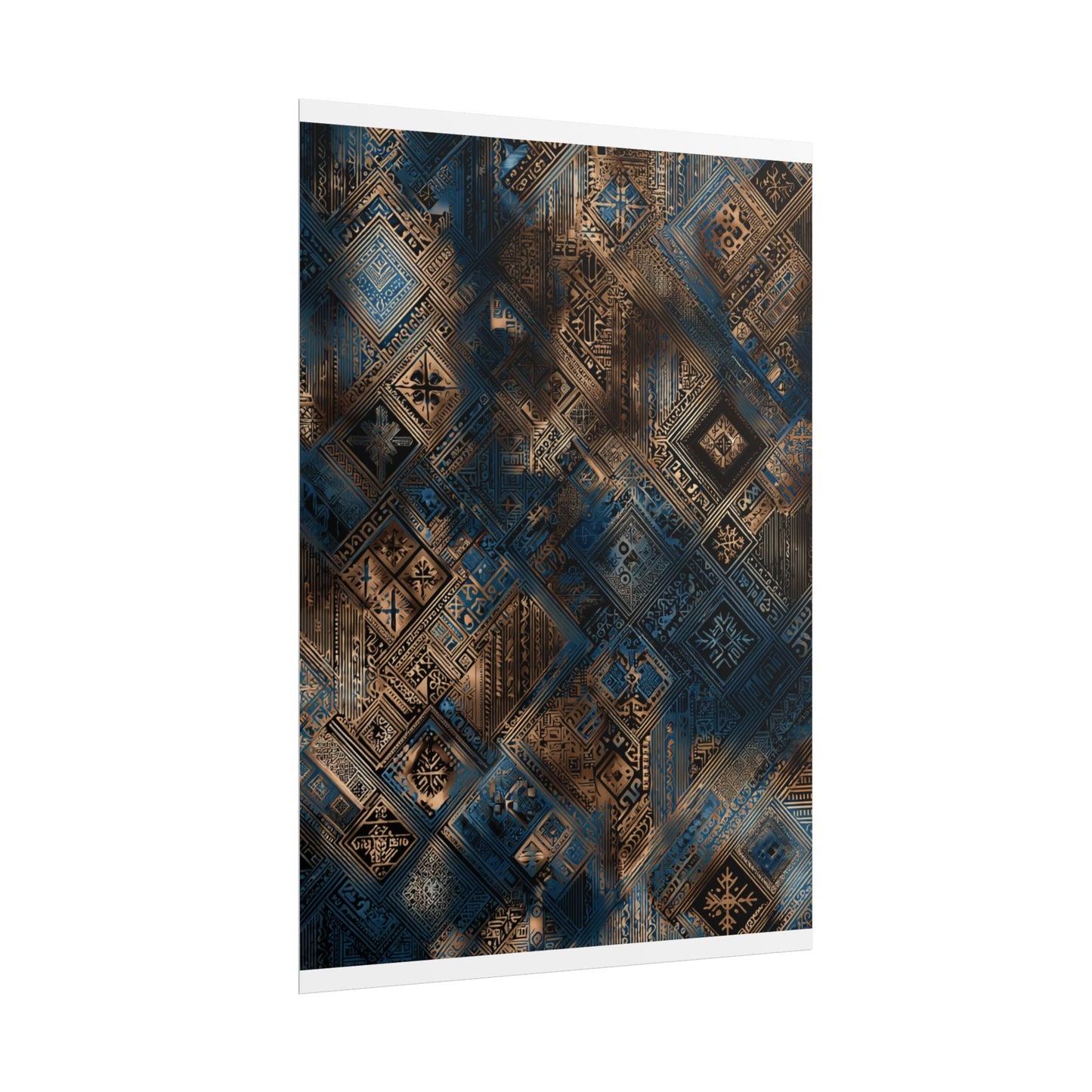 Intricate Geometric Wall Art - Abstract Pattern