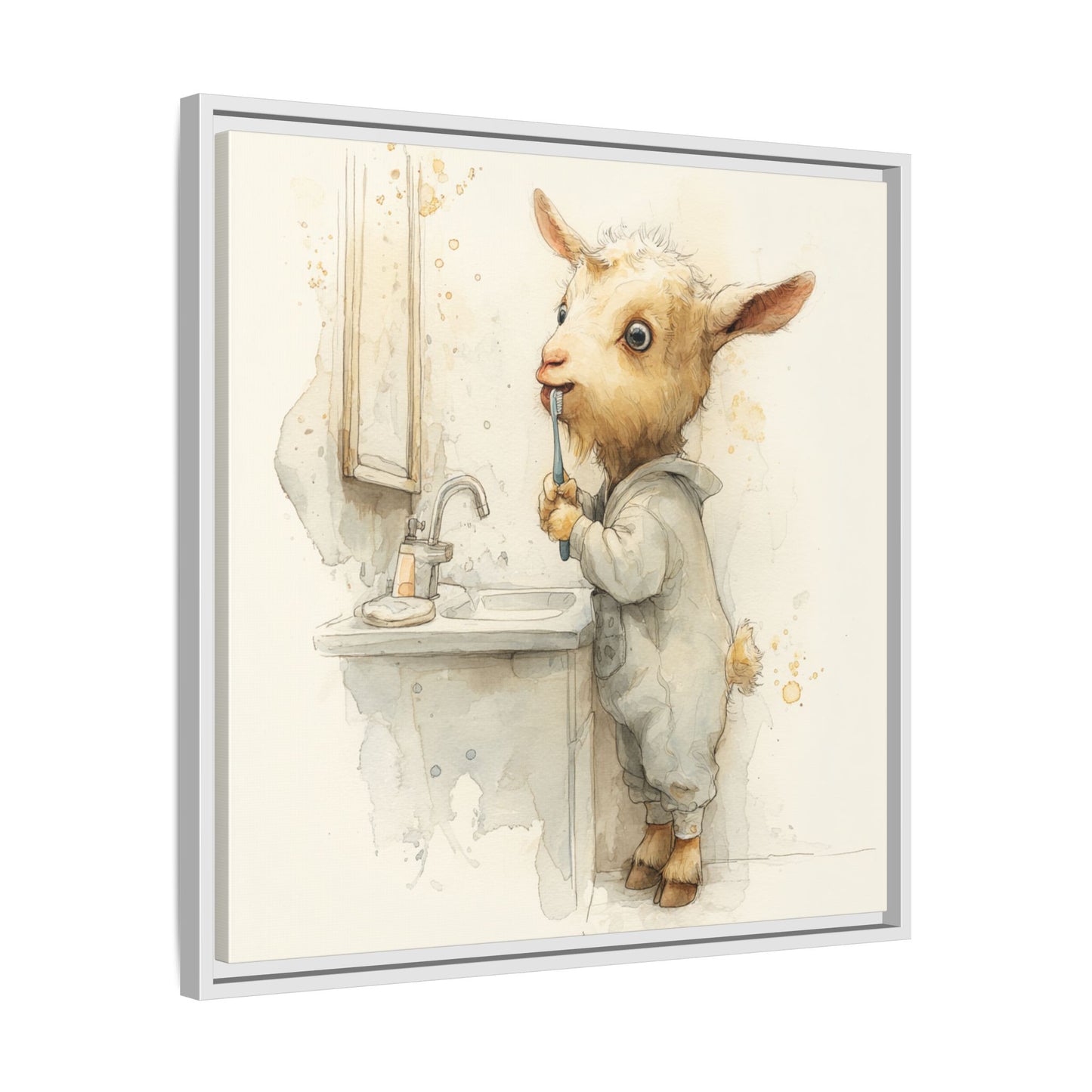 Whimsical Goat Art | Perfect for Children's Rooms