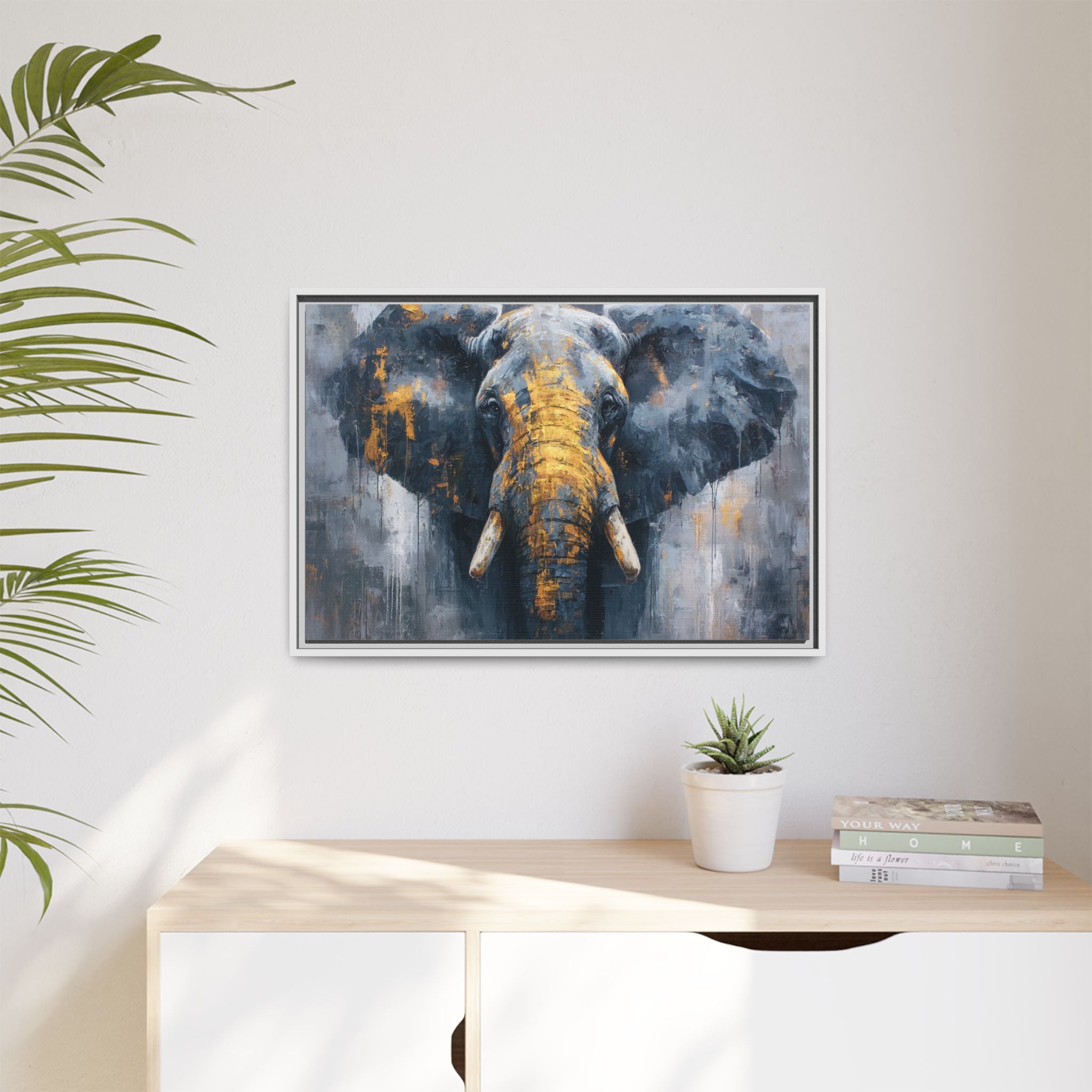 Majestic Elephant Wall Art - Abstract Animal Decor