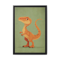 Whimsical Dinosaur Illustration Art for Kids' Rooms