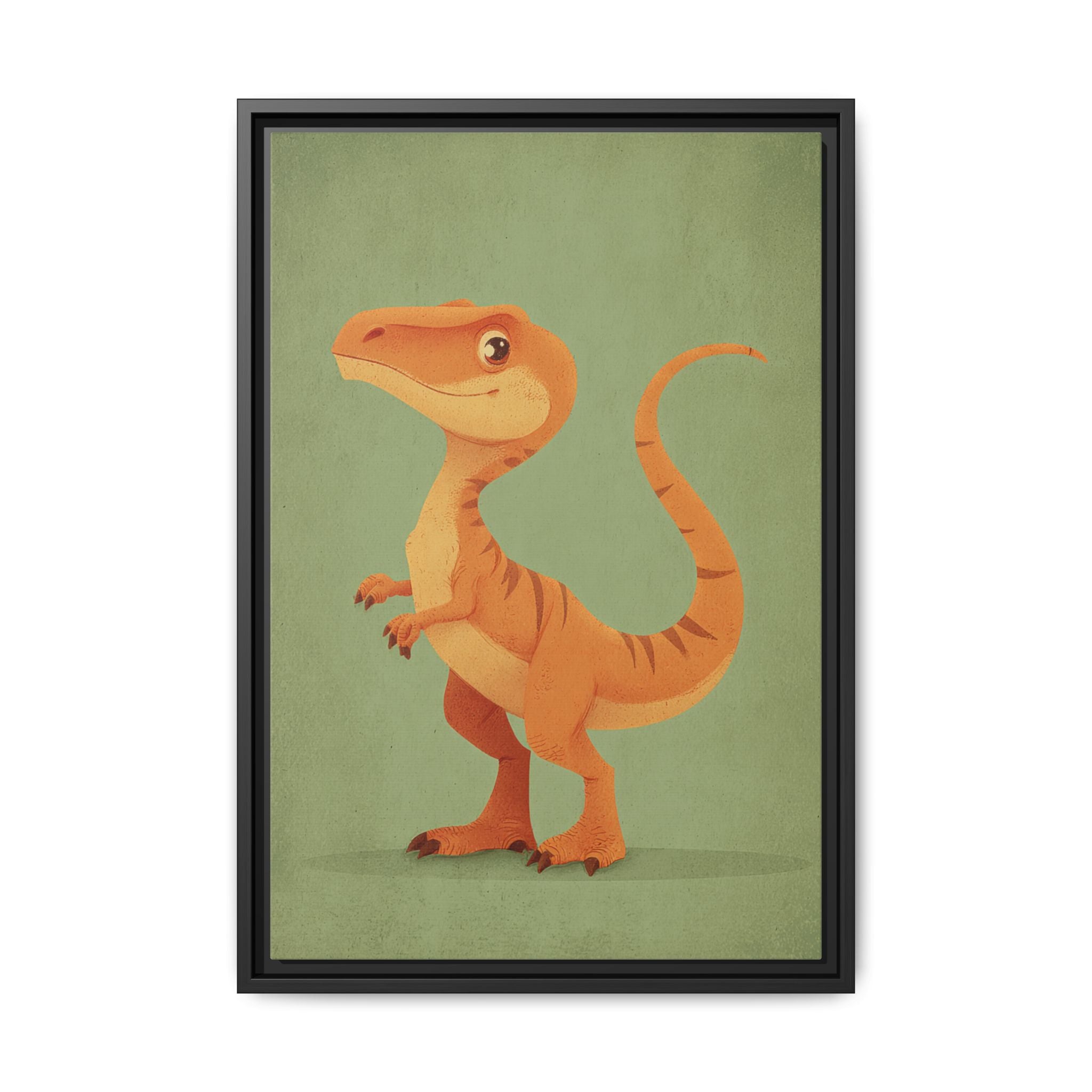 Whimsical Dinosaur Illustration Art for Kids' Rooms