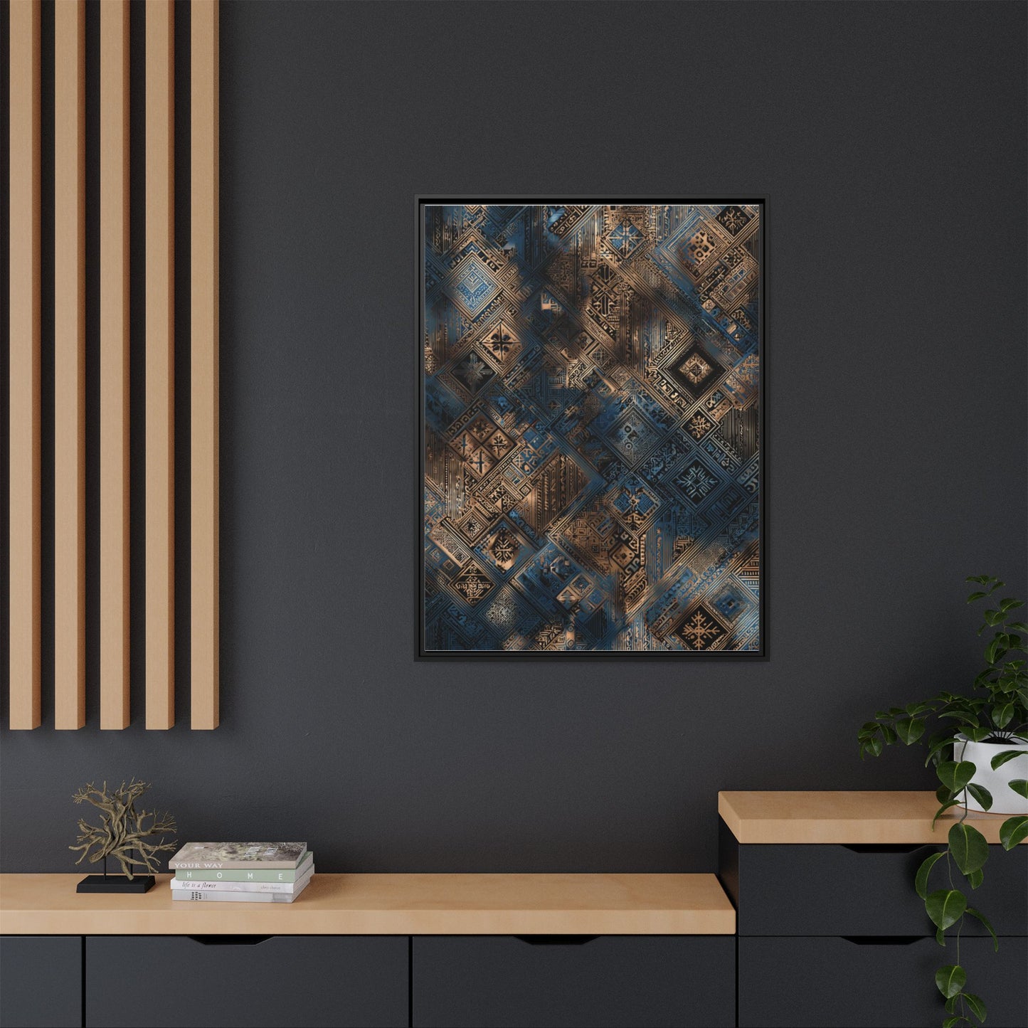 Intricate Geometric Wall Art - Abstract Pattern