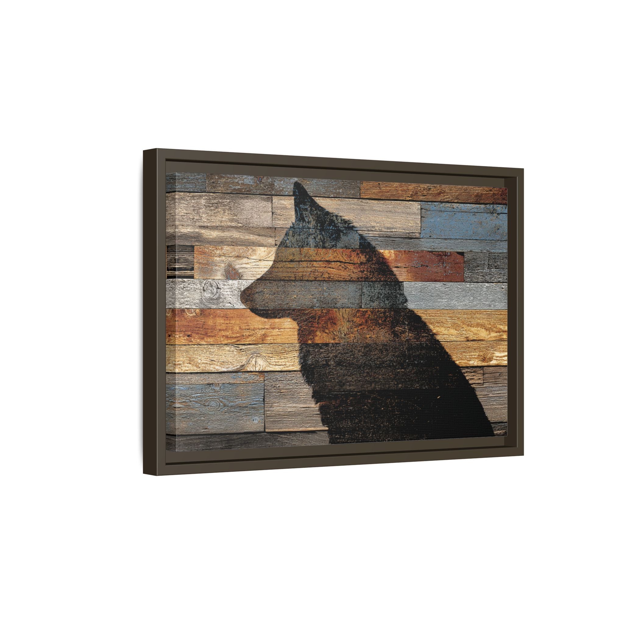 Rustic Wolf Silhouette Wall Art | Nature Inspired Decor