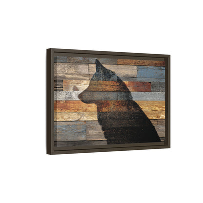 Rustic Wolf Silhouette Wall Art | Nature Inspired Decor