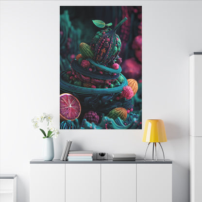 Surreal Fruit Fantasy Art - Vibrant Digital Design