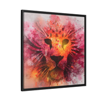 Vibrant Lion Watercolor Artwork | Animal Portrait