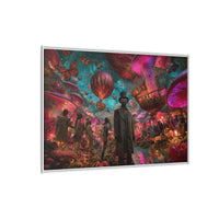 Whimsical Hot Air Balloon Fantasy Artwork | Surreal Landscape