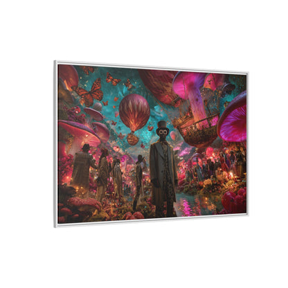 Whimsical Hot Air Balloon Fantasy Artwork | Surreal Landscape