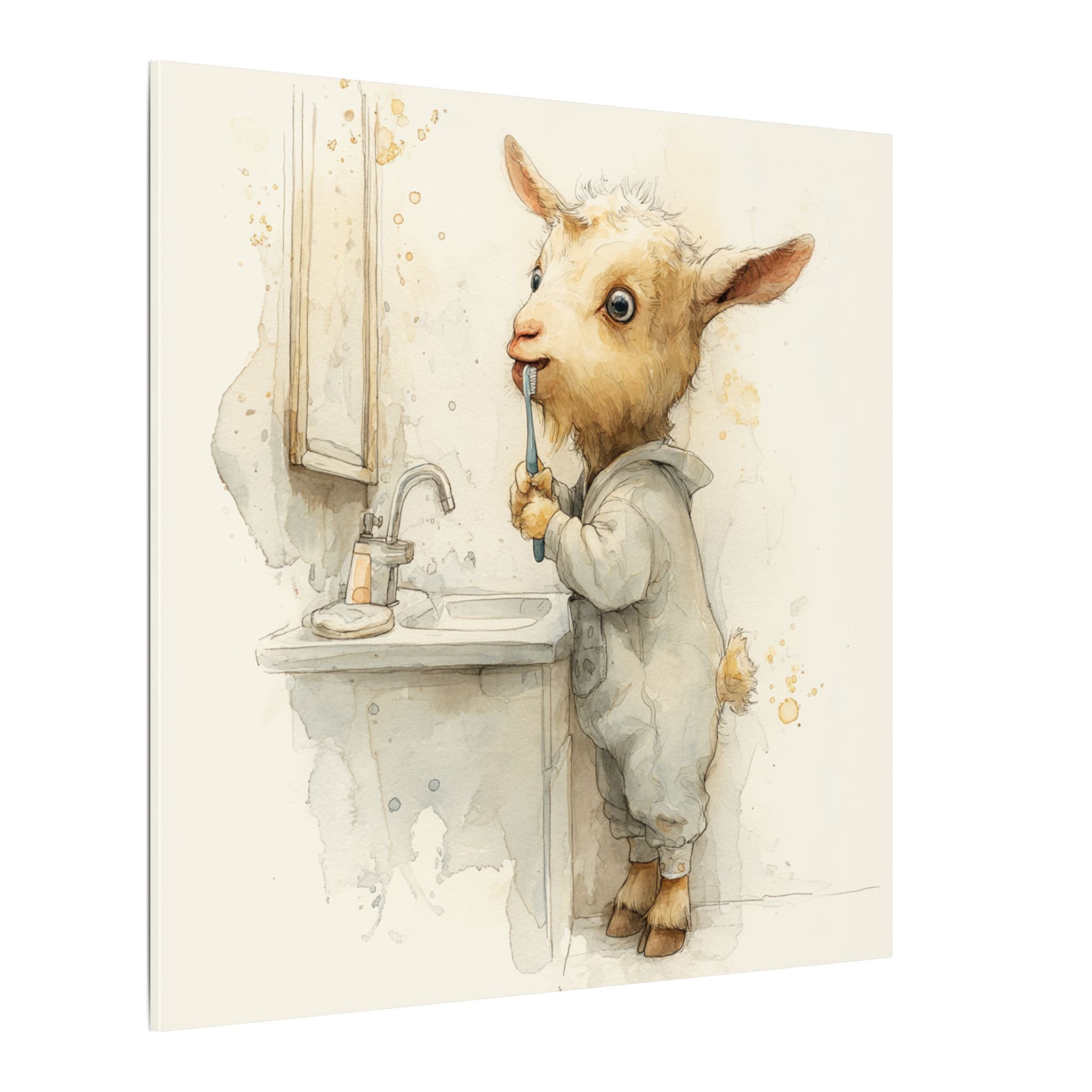 Whimsical Goat Art | Perfect for Children's Rooms