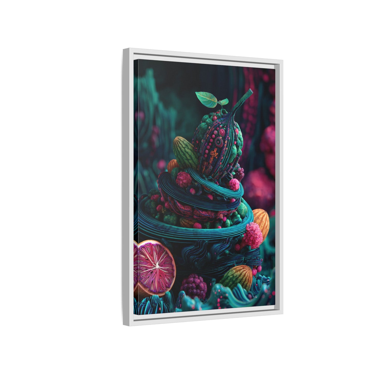 Surreal Fruit Fantasy Art - Vibrant Digital Design