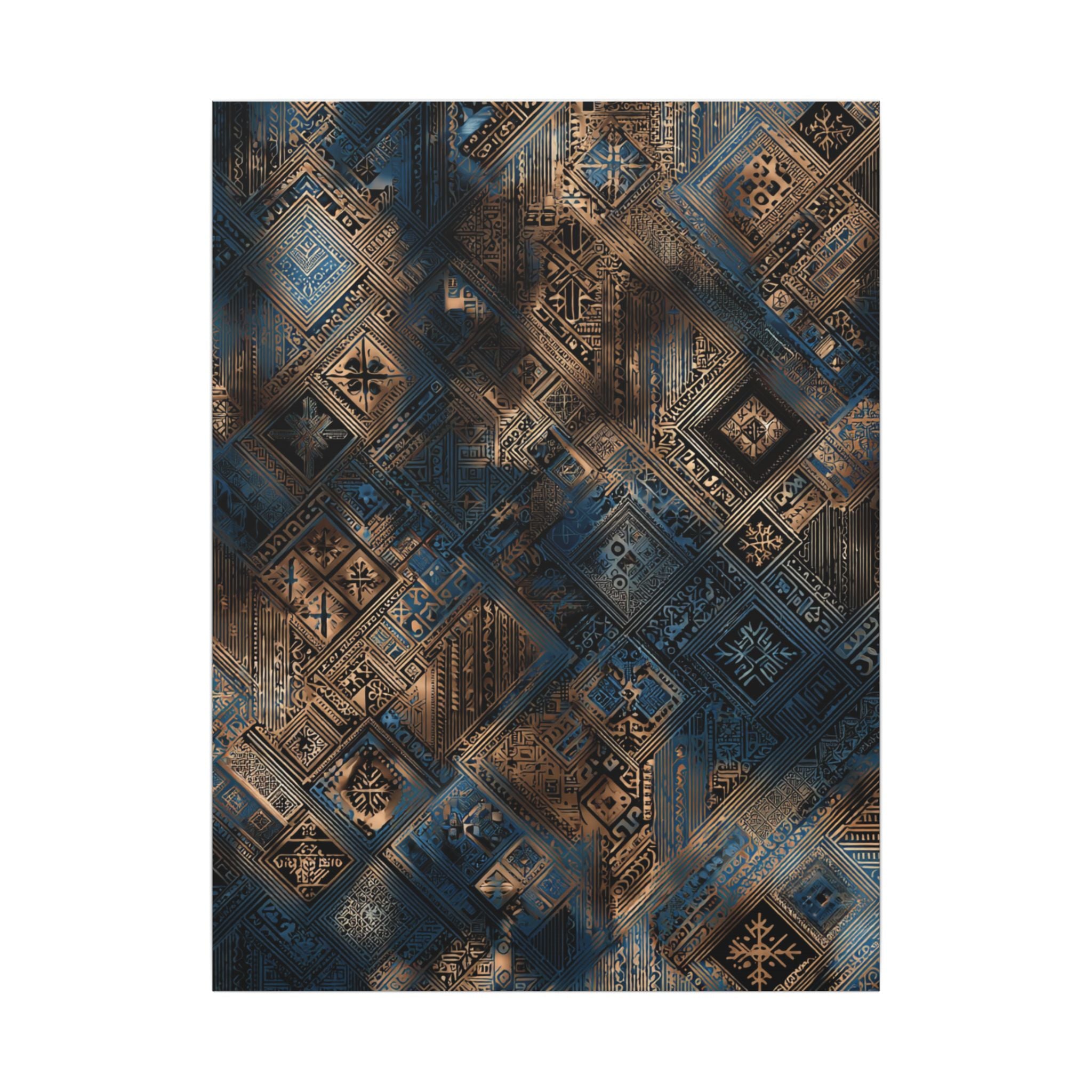 Intricate Geometric Wall Art - Abstract Pattern