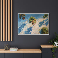Tropical Palm Trees Artwork | Vibrant Coastal Landscape