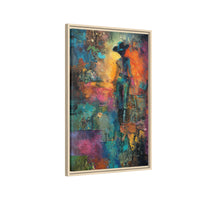 Abstract Cowgirl Art | Colorful Canvas Artwork