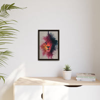Majestic Lion Watercolor Art | Vibrant Animal Portrait