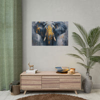 Majestic Elephant Wall Art - Abstract Animal Decor