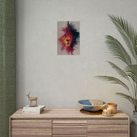 Majestic Lion Watercolor Art | Vibrant Animal Portrait