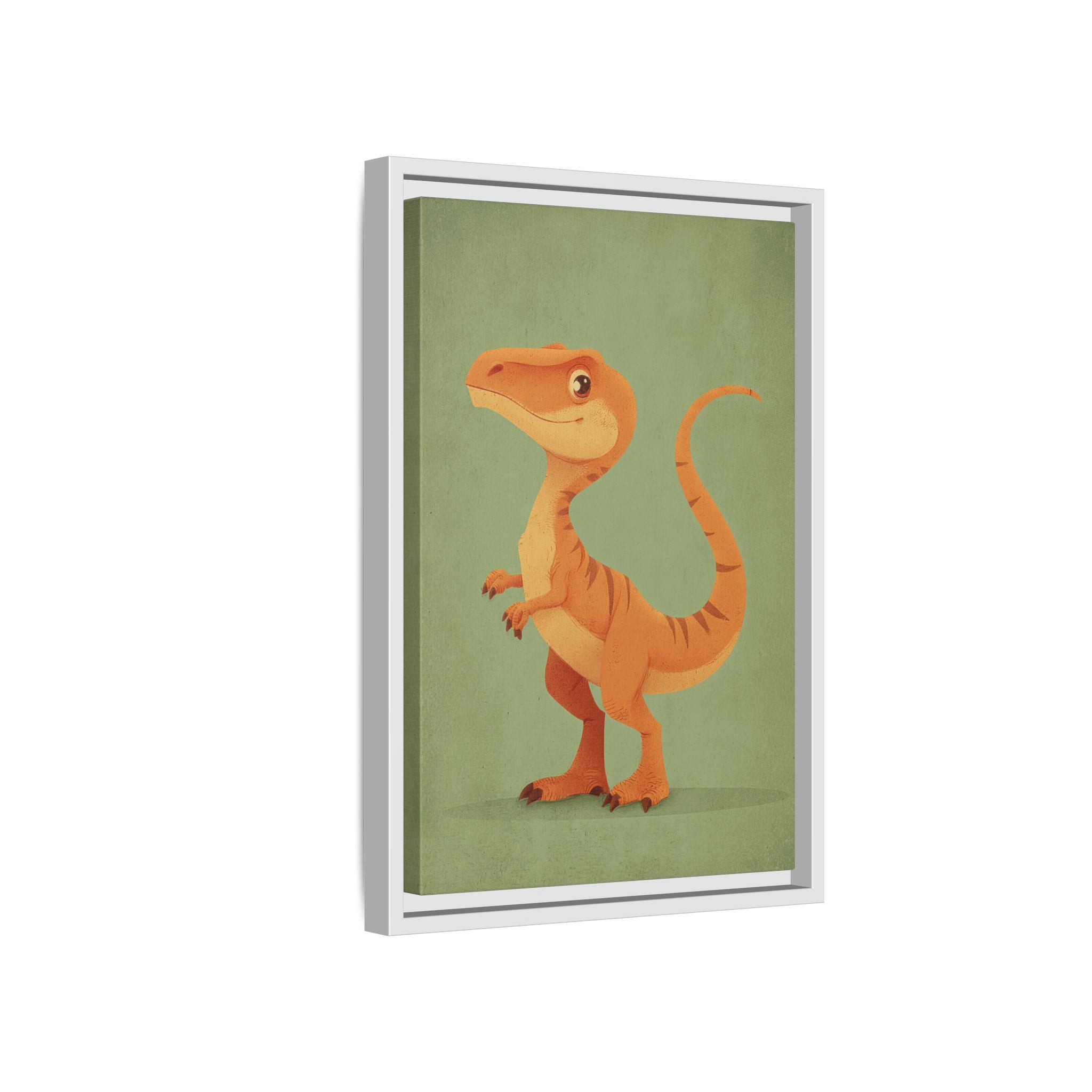 Whimsical Dinosaur Illustration Art for Kids' Rooms
