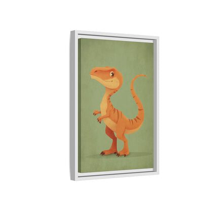 Whimsical Dinosaur Illustration Art for Kids' Rooms